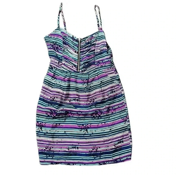 Yumi Kim Multicolor Sleeveless Spaghetti Strap Mini Dress Size XS